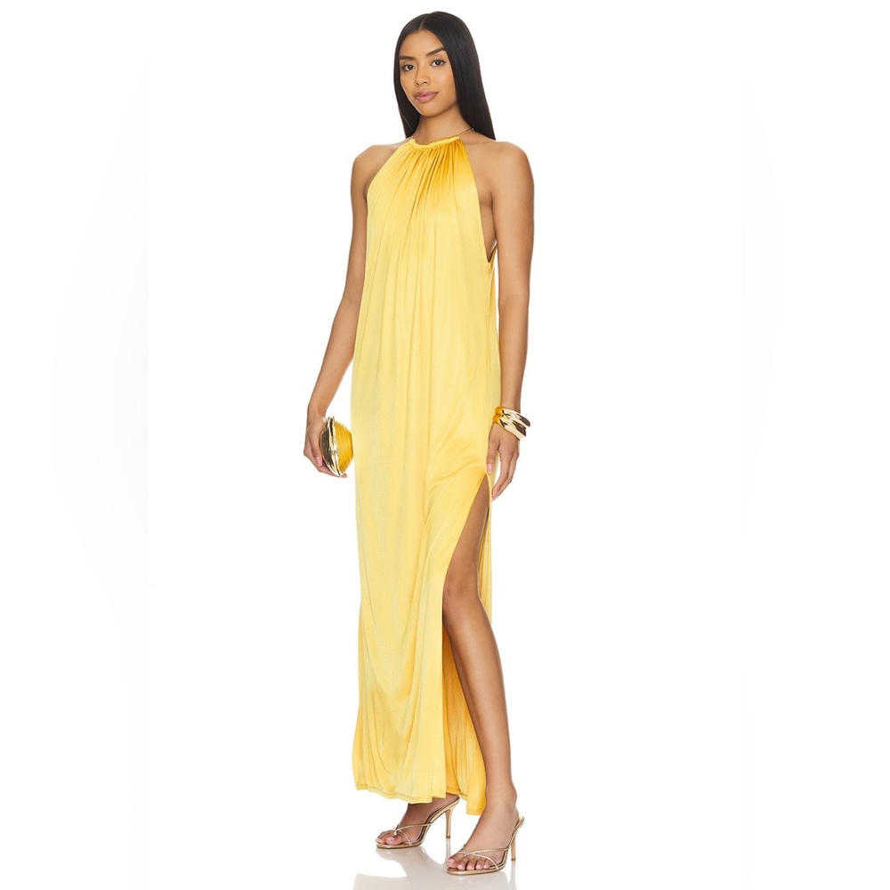 REVOLVE Ronny Kobo Estera Gown in Yellow - Size L